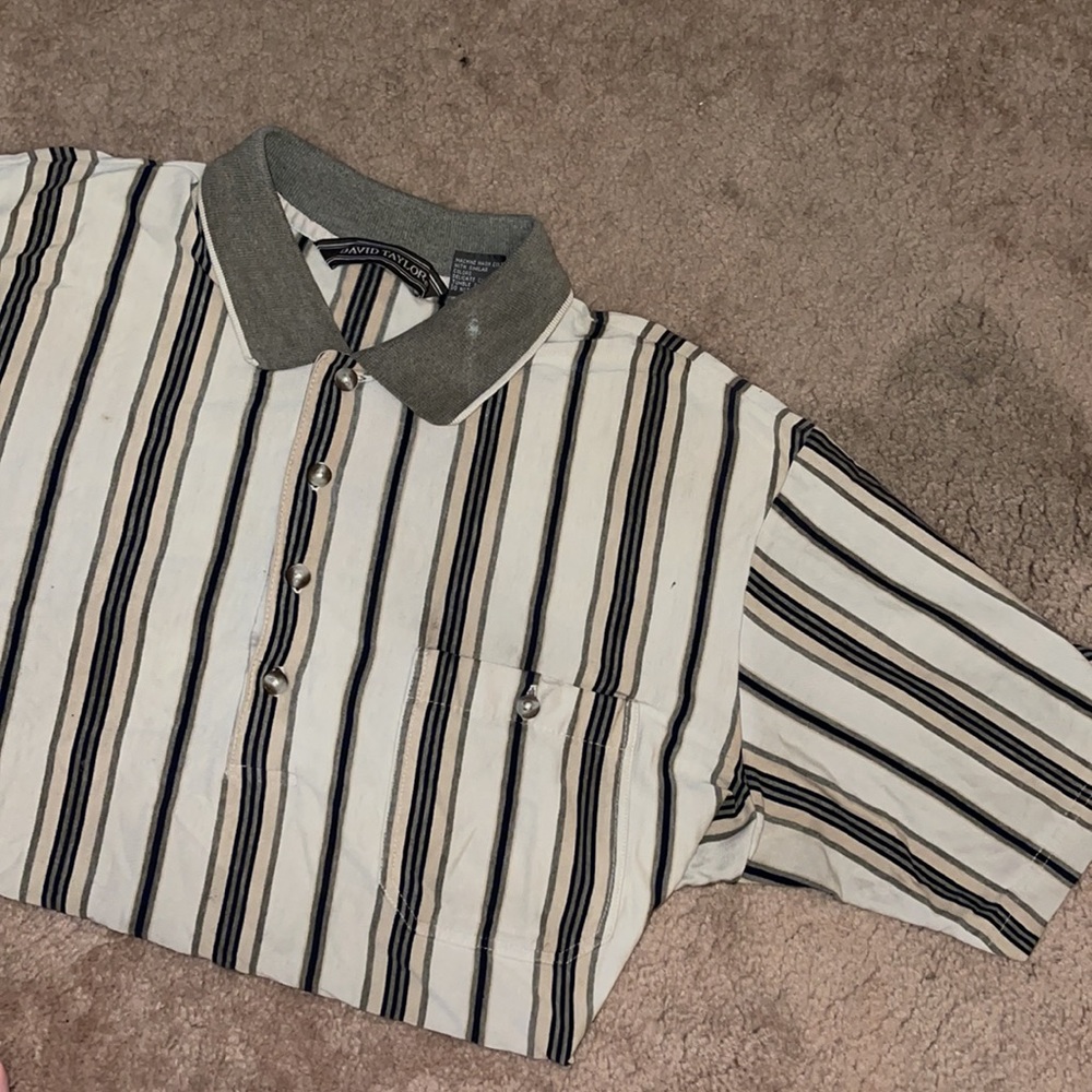 David Taylor Golf Polo, Vintage, Size: L
